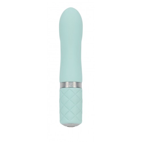 Розкішний вібратор PILLOW TALK - Flirty Teal з кристалом Сваровські, гнучка голівка в інтернет супермаркеті PbayMarket!