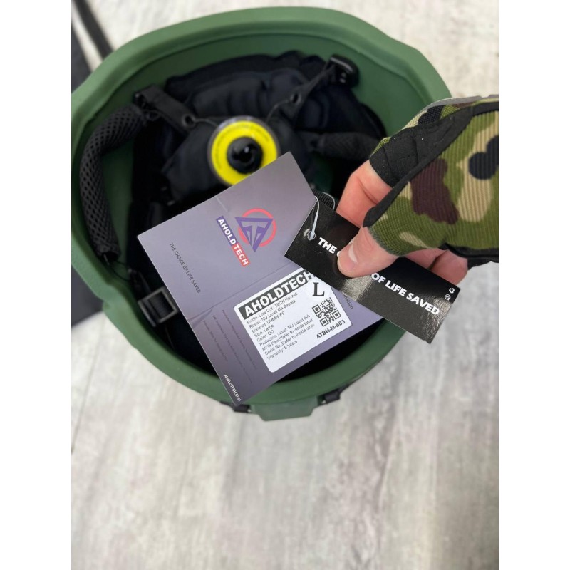 Шолом No Brand F-S02 Ahold Tech Revixun 3А One Size Оливковий (2498245440)