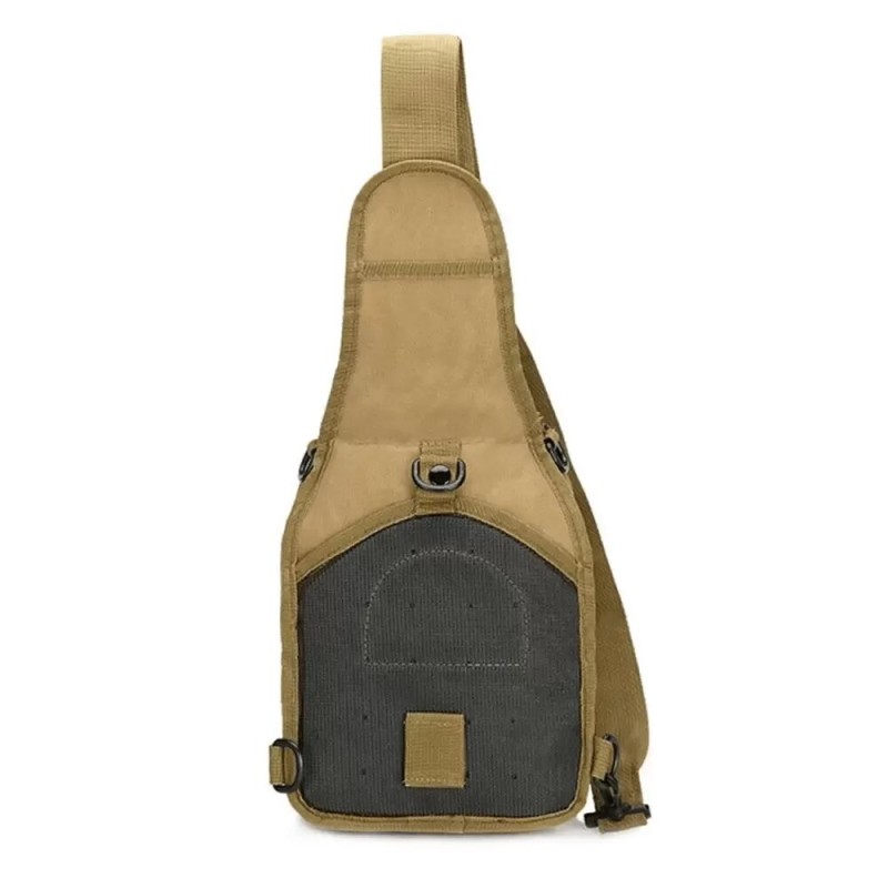 Тактична сумка-рюкзак на плече Military 6 л 28х18х12 см Койот