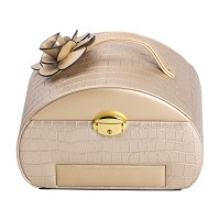 Кейс-органайзер для прикрас YIWU 24x17x18 см Золотистий (HP-5-21GOLD)