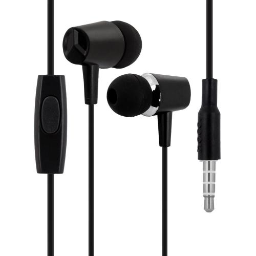 Дротові навушники вакумні з мікрофоном Hoco 3.5 mm M34 Honor music 1.2 m Black