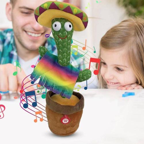 Танцюючий кактус-повторюшка Funny Toys Dancing Mexicano TikTok Cactus 31 см CPK 56683 Танцюючий кактус-повторюшка Funny Toys Dancing Mexicano TikTok Cactus 31 см CPK 56683