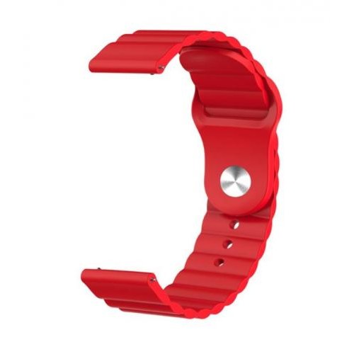 Ремінець BeWatch для Amazfit BIP | Bip Lite | Bip U/Pro/Mini | GTS | GTS 2(E) | GTR 42mm силіконовий 20мм Wave Червоний (1010704) Ремінець BeWatch для Amazfit BIP | Bip Lite | Bip U/Pro/Mini | GTS | GTS 2(E) | GTR 42mm силіконовий 20мм Wave Червоний (1010704)