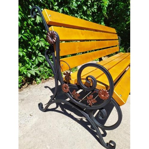 Лава паркова кована GoodsMetall у стилі ЛОФТ 2000х450х450 - ЛС89 Лава паркова кована GoodsMetall у стилі ЛОФТ 2000х450х450 - ЛС89