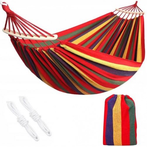 Гамак No Brand 200x80 см Різнокольоровий (2104618619) Гамак No Brand 200x80 см Різнокольоровий (2104618619)