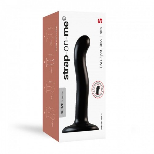 Насадка для страпона Strap-On-Me P&G-Spot Dildo, силікон, розмір S