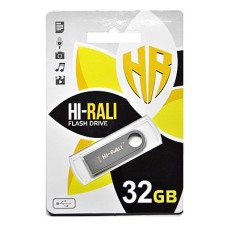 Флеш-накопичувач USB 32GB Hi-Rali Shuttle Series Silver (HI-32GBSHSL)