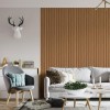 Декоративна стінова рейка Sticker Wall 160*23*3000мм (D) SW-00001526 Світло-коричнева