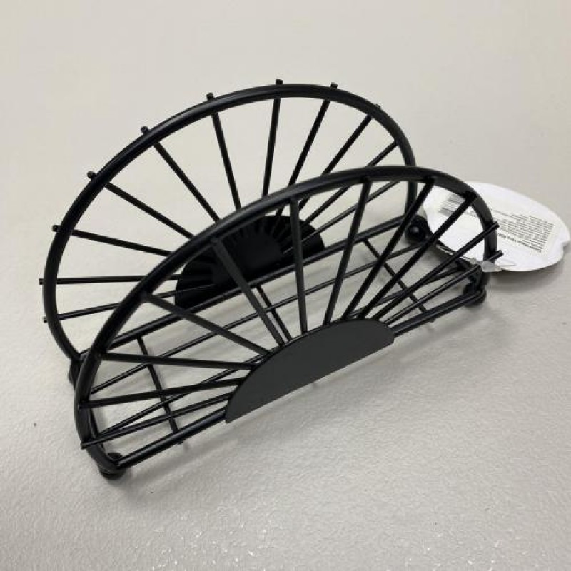 Серветниця металева Loft 15х5х9.5 см Stenson R88750 чорний