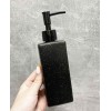 Дозатор для рідкого мила чорний із золотим A-PLUS 217 BS