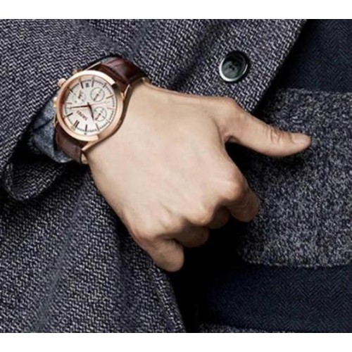 Чоловічий годинник Skmei Prestige 9127 класичний Коричневий Чоловічий годинник Skmei Prestige 9127 класичний Коричневий