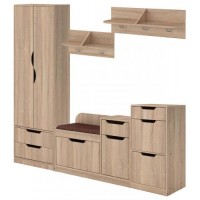 Передпокій Фаїна А5 Компанит Дуб сонома (komA25) Передпокій Фаїна А5 Компанит Дуб сонома (komA25)