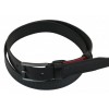 Шкіряний ремінь Skipper 110-130 x 3.3 см Чорний (1060-33)