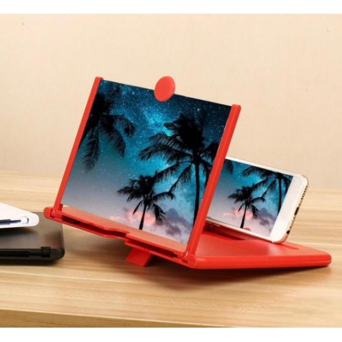 Збільшувальна підставка UKC 3D для екрана телефону Червоний Збільшувальна підставка UKC 3D для екрана телефону Червоний