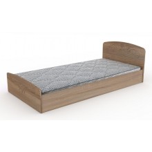 Односпальне ліжко Компаніт Ніжність-90 МДФ дуб сонома