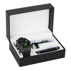 Годинник чоловічий водостійкий наручний з компасом BESTA Box Tattoo ЗСУ Light Чорний (2446945963)