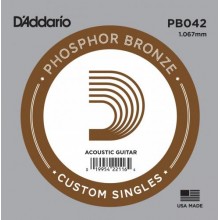 Струна D'Addario PB042 Phosphor Bronze .042