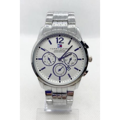 Наручний годинник чоловічий Clockhouse Tommy Hilfiger Сріблястий (IBW743SO)