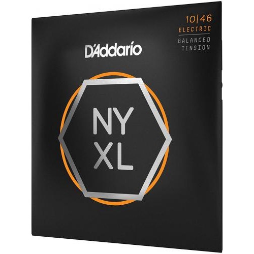 Струни для електрогітари 6 шт D'Addario NYXL1046BT Nickel Wound Balanced Tension Regular Light Electric Guitar Strings 10/46 Струни для електрогітари 6 шт D'Addario NYXL1046BT Nickel Wound Balanced Tension Regular Light Electric Guitar Strings 10/46