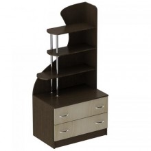 Комод із надбудовою Тиса Мебель К-82 Венге Дуб молочний 183x47x80 см