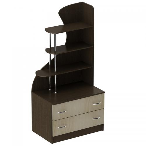 Комод із надбудовою Тиса Мебель К-82 Венге Дуб молочний 183x47x80 см Комод із надбудовою Тиса Мебель К-82 Венге Дуб молочний 183x47x80 см