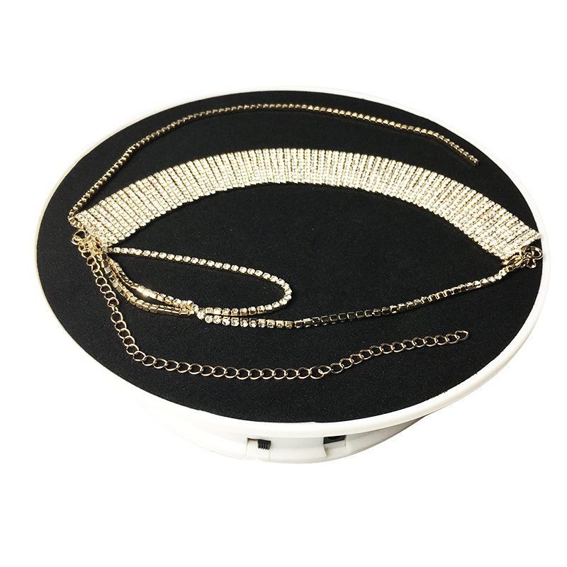 Поворотний стіл для предметної зйомки і 3D фото Heonyirry C366, діаметр 20 см, чорний