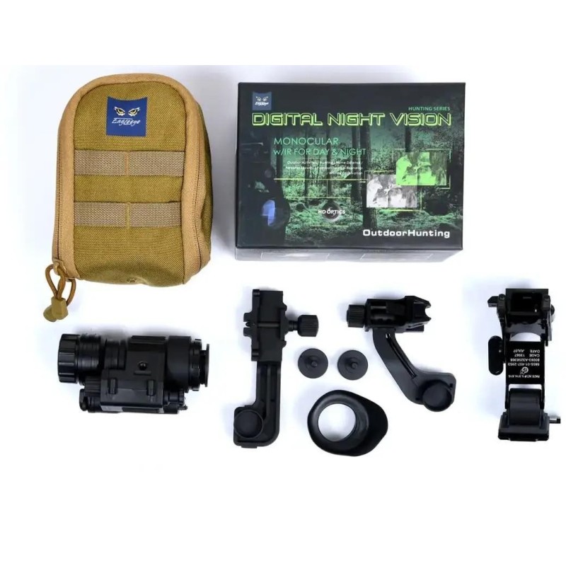 Монокуляр нічного бачення FMA PV-1011 Digital PVS-14 з комплектом кріплень NVG (2252876855)