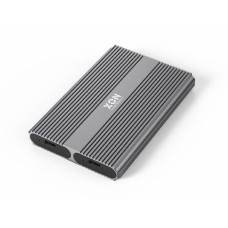 Зовнішня кишеня XON MemoryCase для двох M.2 NGFF (SATA) USB 3.1 Type-C Сіра (XSC1C13NG2MG 6259)