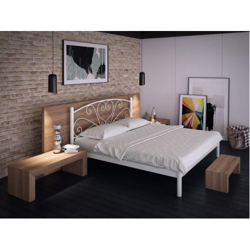 Ліжко Tenero Карісса 1400х1900 мм Білий (100000297) Ліжко Tenero Карісса 1400х1900 мм Білий (100000297)