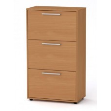 Висока тумба для взуття Компанит ТО 20 70х38х123 см Бук