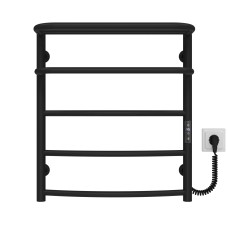 Рушникосушарка електрична Готель П5 400х600 Deffi Чорний JD03 (C.OD.60.40.5.E.B.R.1)