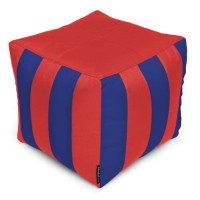 Пуф Кубик Смугастий Оксфорд 40х40 Студія Комфорту Червоний + Синій Пуф Кубик Смугастий Оксфорд 40х40 Студія Комфорту Червоний + Синій