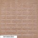 Самоклеюча стінова панель Sticker Wall 3D 700х770х7мм цегла кава з молоком (D) SW-00001800