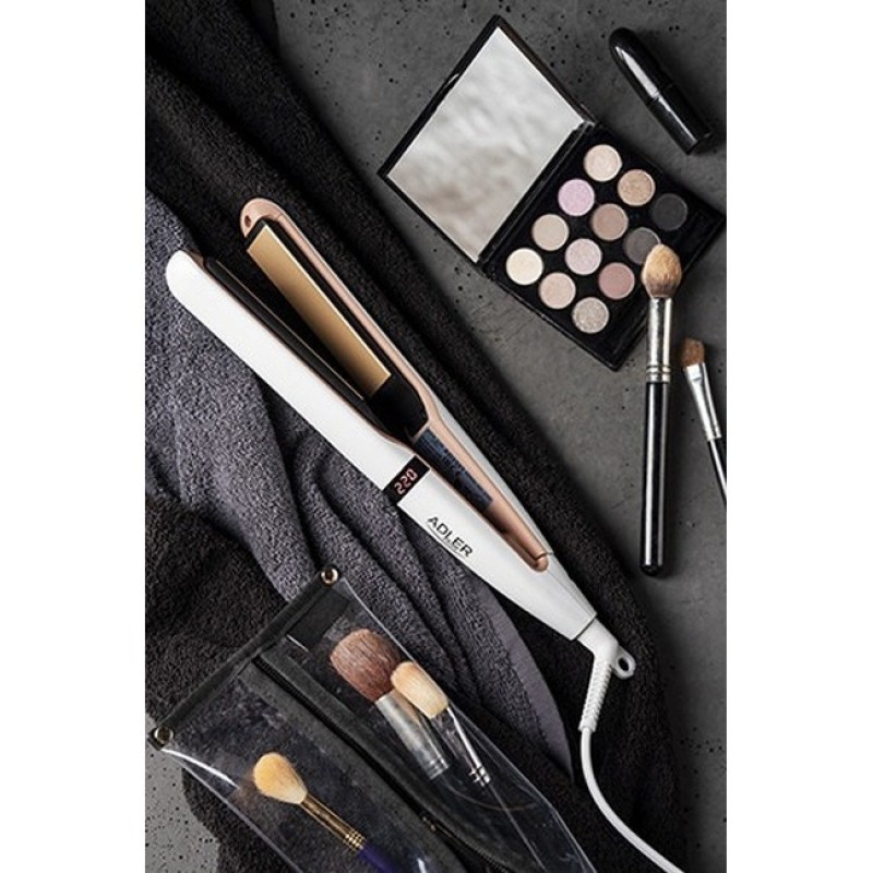 Плойка випрямляч для волосся Adler AD 2321 з дисплеєм