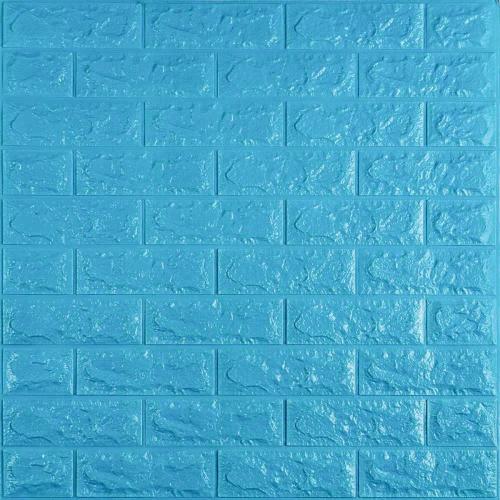 3D панель самоклеюча цегла Блакитна 700x770x7мм (005-7) Sticker Wall SW-00000658 3D панель самоклеюча цегла Блакитна 700x770x7мм (005-7) Sticker Wall SW-00000658