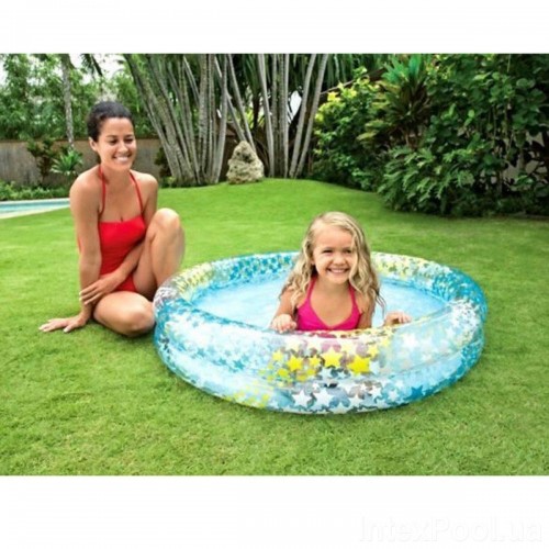 Дитячий надувний басейн Intex 59421 «Зірочки», блакитний, 122 х 25 см (hub_i9n0mn) в інтернет супермаркеті PbayMarket!