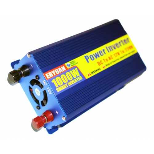 Перетворювач напруги інвертор Eryuan 1000W DC/AC 12V-220V Blue (3_02574)