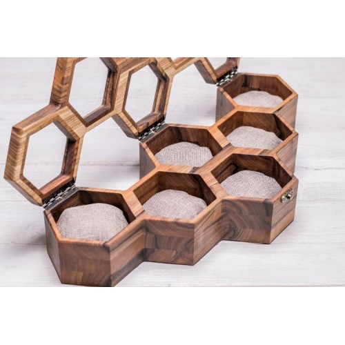 Скринька для наручних годинників ecoWalnut 7.8х43.4х18.8 см Скринька для наручних годинників ecoWalnut 7.8х43.4х18.8 см