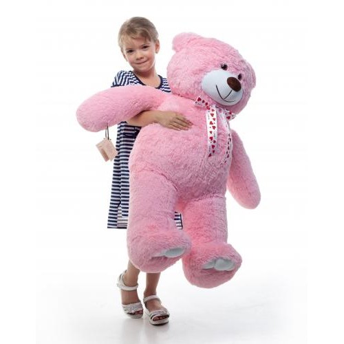 Плюшевий ведмедик Mister Medved Чарлі 110 см Рожевий (091) Плюшевий ведмедик Mister Medved Чарлі 110 см Рожевий (091)