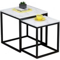 Комплект журнальних столиків GoodsMetall у стилі Лофт 500х500х500 ЖС148 Комплект журнальних столиків GoodsMetall у стилі Лофт 500х500х500 ЖС148