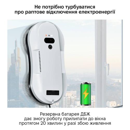 Робот для миття вікон Inspire RN2-19 2 розпилювача White Робот для миття вікон Inspire RN2-19 2 розпилювача White