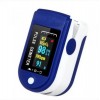 Пульсоксиметр Fingertip Pulse Oximeter LK-88 1 шт Синьо-білий (0274)