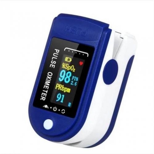 Пульсоксиметр Fingertip Pulse Oximeter LK-88 1 шт Синьо-білий (0274) в інтернет супермаркеті PbayMarket!