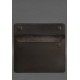 Шкіряний чохол-конверт на магнітах для MacBook 15 дюйм Темно-коричневий BlankNote
