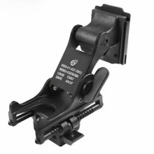 Кріплення кронштейн для приладу нічного бачення на каску шолом Rhino ПНБ PVS-7/PVS-14 Чорний