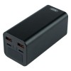 Зовнішній акумулятор Power Bank XO PB97 PD65W сила струму 3A QC2.0/3.0 Type-C 20000 mAh Чорний
