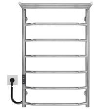 Рушникосушарка електрична Трапеція з полицею П7 500х800 Deffi Хром JD03 (C.TP.80.50.7.E.C.L.1)