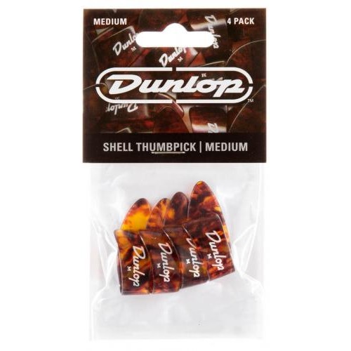 Медіатори Dunlop 9022P ThumbPick Medium Shell (4 шт.) Медіатори Dunlop 9022P ThumbPick Medium Shell (4 шт.)