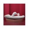 Вібратор-кролик з вакуумною стимуляцією і стовбуром, що обертається KISTOY A-King Max White