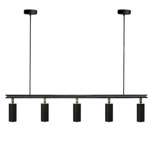 Люстра підвісна MSK Electric Tube в стилі лофт із поворотними плафонами NL 2450-5 BK